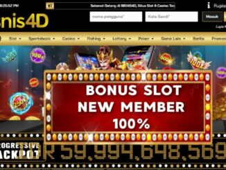 BISNIS4D BONUS SLOT NEW MEMBER 100%