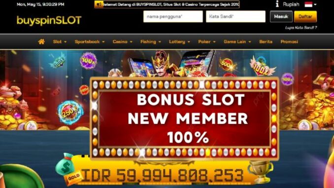 BUYSPINSLOT BONUS GAME SLOT 100% NEW MEMBER