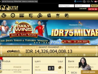 QQKINI BONUS SLOT MEMBER BARU 100%