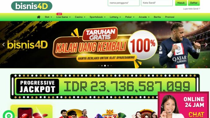 BISNIS4D Freebet Gratis Rp 15.000 Tanpa Deposit