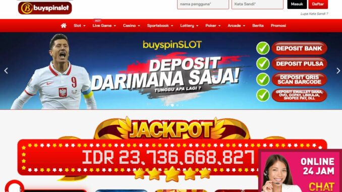 BUYSPINSLOT Freebet Gratis Rp 15.000 Tanpa Deposit