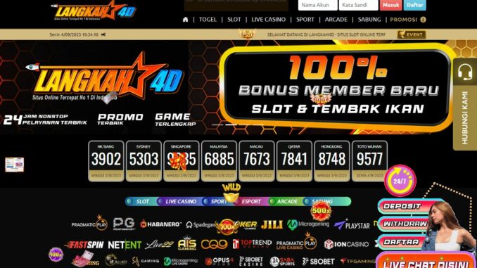 LANGKAH4D Freebet Gratis Rp 10.000 Tanpa Deposit