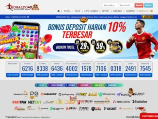 RONALDO4D BONUS SLOT MEMBER BARU 100%